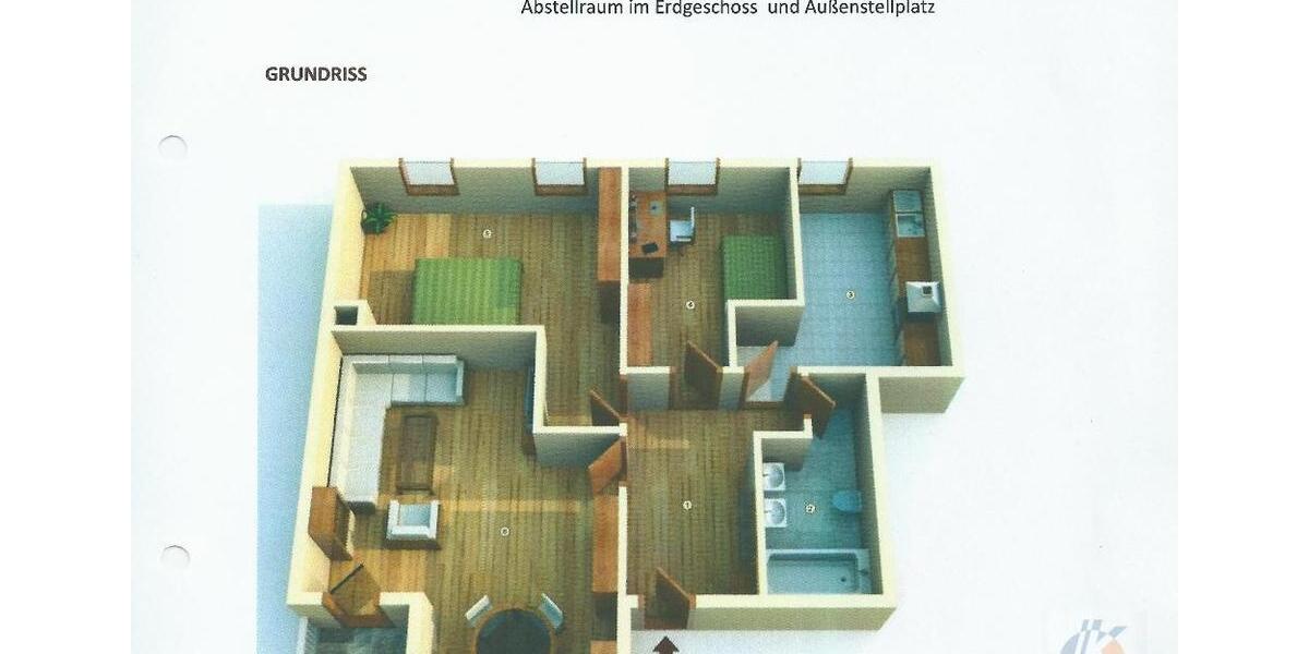 Etagenwohnung Großenhain - 3 Zimmer, 75 m&sup2;, 475&euro; | Angebot:23529909