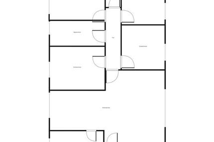 EG 5 Zimmer ab sofort (frisch saniert) zimmer