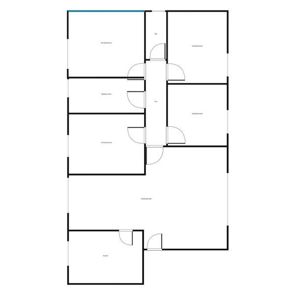 EG 5 Zimmer ab sofort (frisch saniert) zimmer