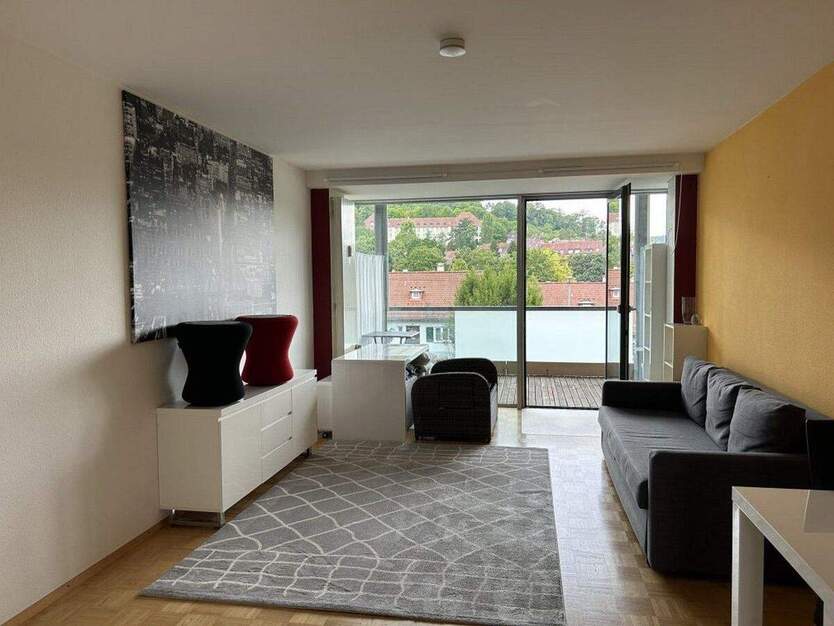 Moderne 1-Zimmer-Wohnung mit Balkon in Stuttgart Süd 1 zimmer
