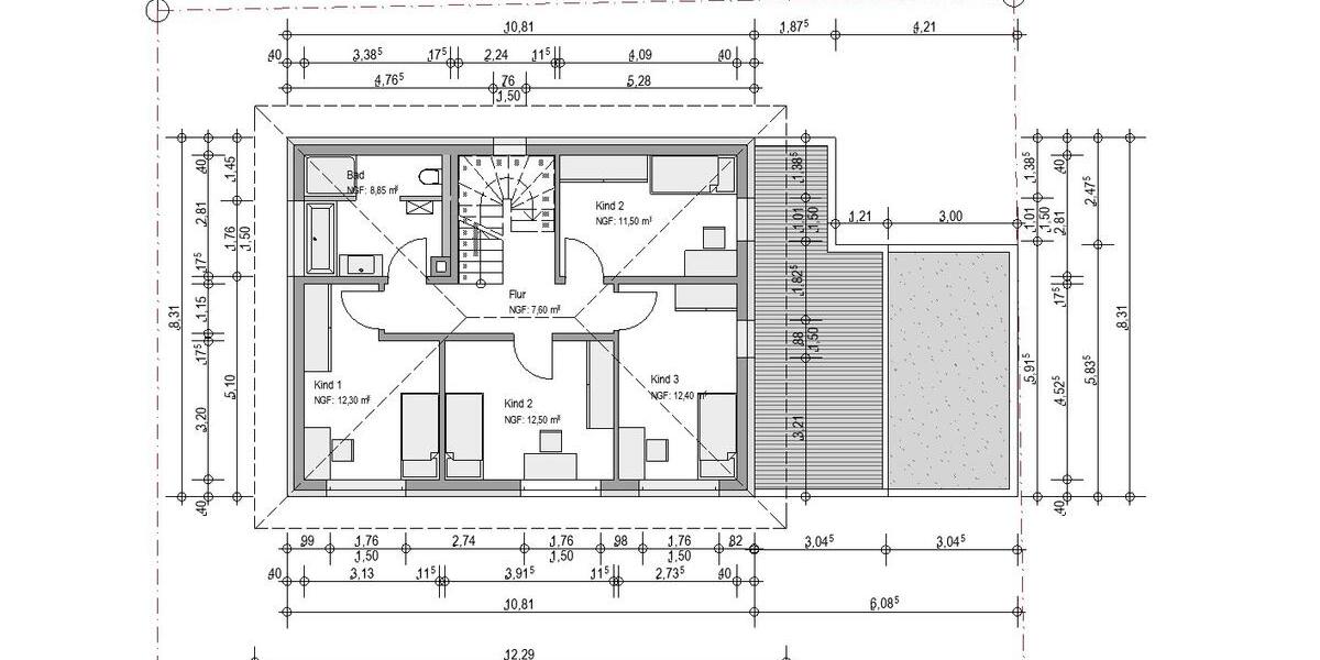Einfamilienhaus Fuldatal - 6 Zimmer, 153 m&sup2;, 2.500&euro; | Angebot:24805462