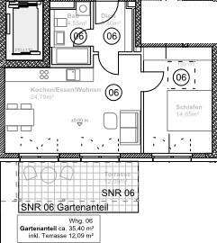 HELLE 2-Zimmerwohnung - TERRASSE GARTENANTEIL - NEUBAU 2018 NIBELUNGENPLATZ
