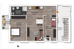 Etagenwohnung Bogen - 3 Zimmer, 75 m&sup2;, 721&euro; | Angebot:25844461