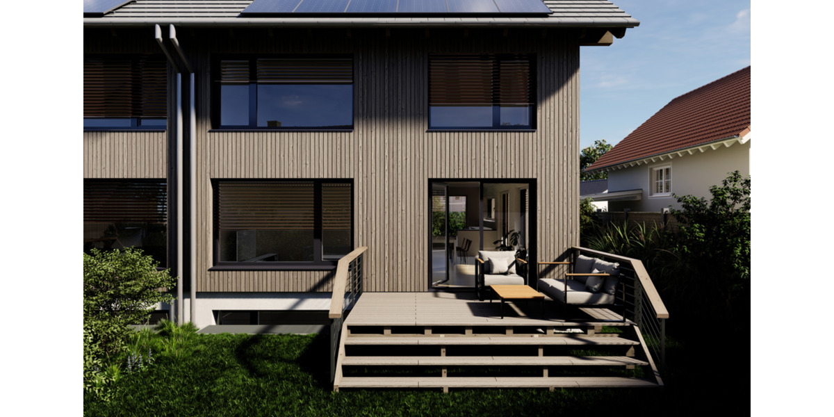 Vermietung 2 DHH, hochwertig ökologische Holzbauweise -Erstbezug- 6 zimmer