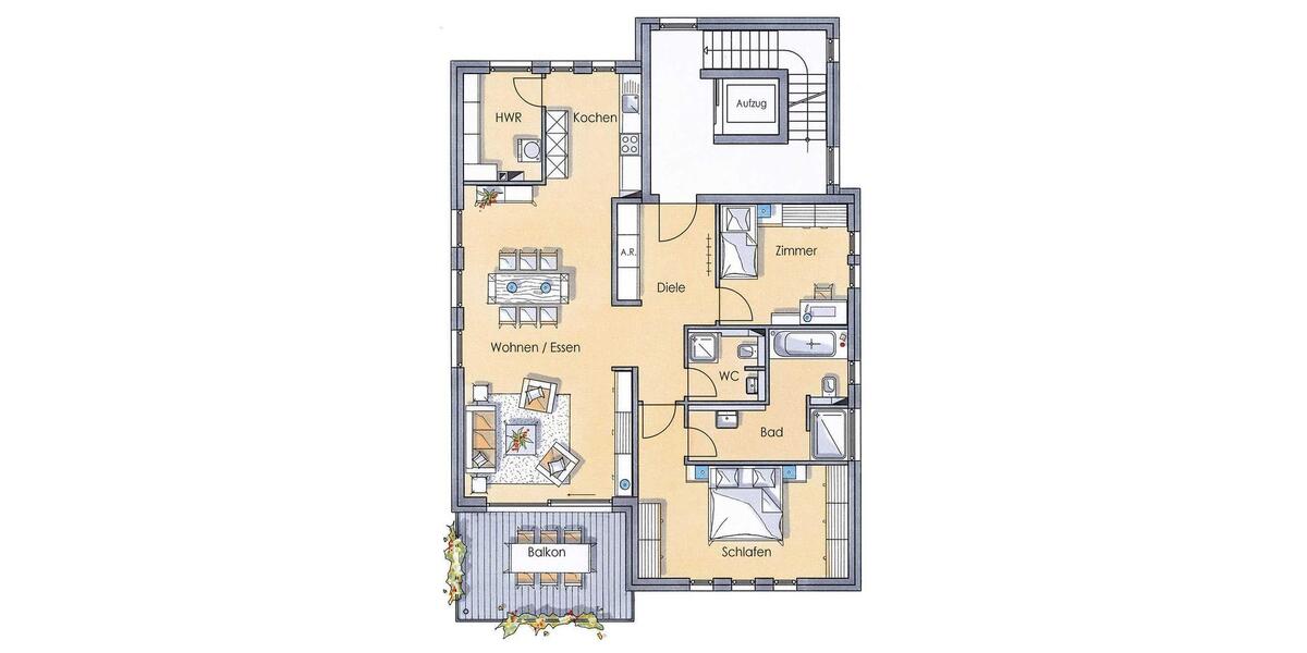 Etagenwohnung Langenfeld (Rheinland) - 3 Zimmer, 111 m&sup2;, 1.550&euro; | Angebot:24600343