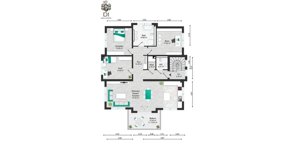 Etagenwohnung Abstatt - 4 Zimmer, 129 m&sup2;, 1.750&euro; | Angebot:24516970