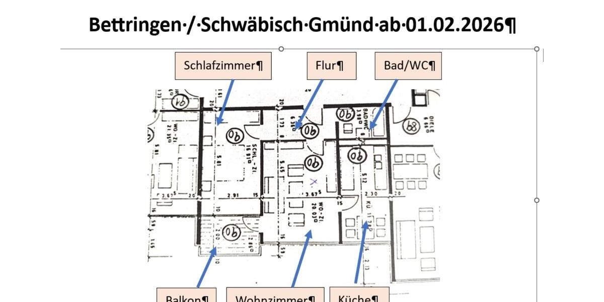 Wohnung zum Vermieten 2 zimmer