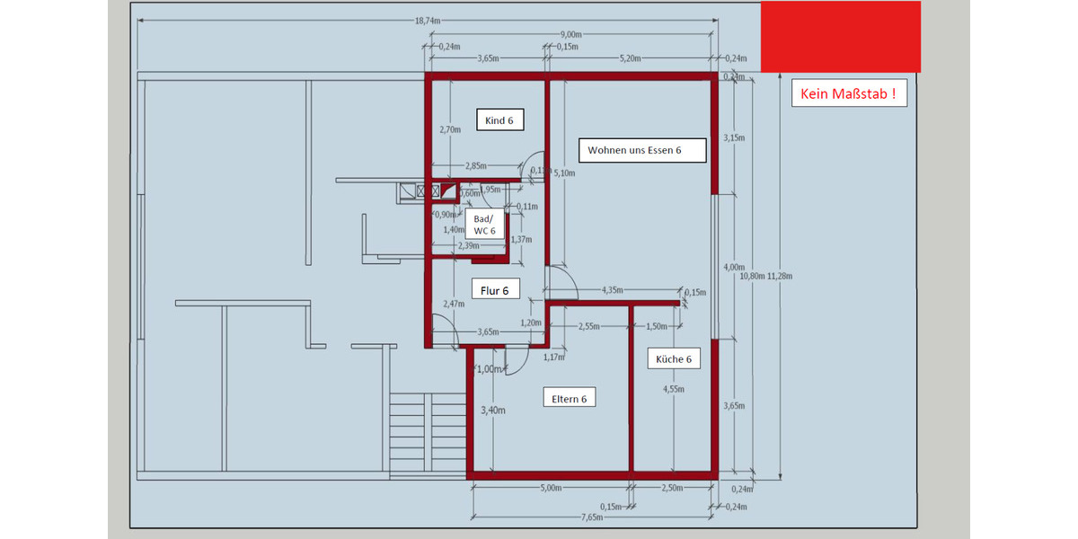 Dachgeschoßwohnung Bad Mergentheim - 3 Zimmer, 83 m&sup2;, 830&euro; | Angebot:23908302