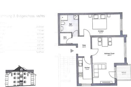Wohnung Neuwied Block - 2 Zimmer, 72 m&sup2;, 850&euro; | Angebot:25333646