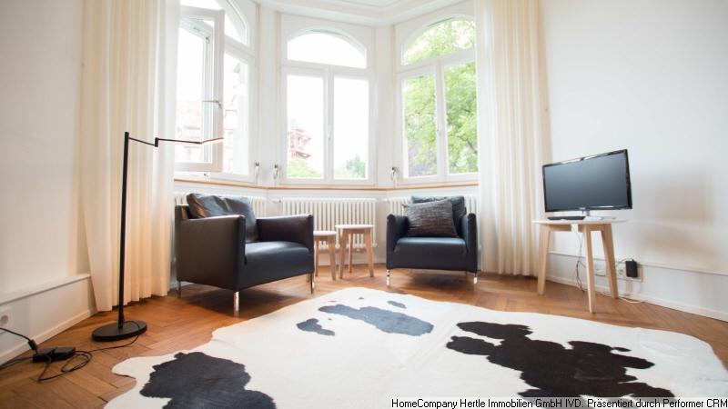 Modern und stilvoll möbliert mit Gartennutzung für 3-24 Monate in Freiburg Herdern 2 zimmer