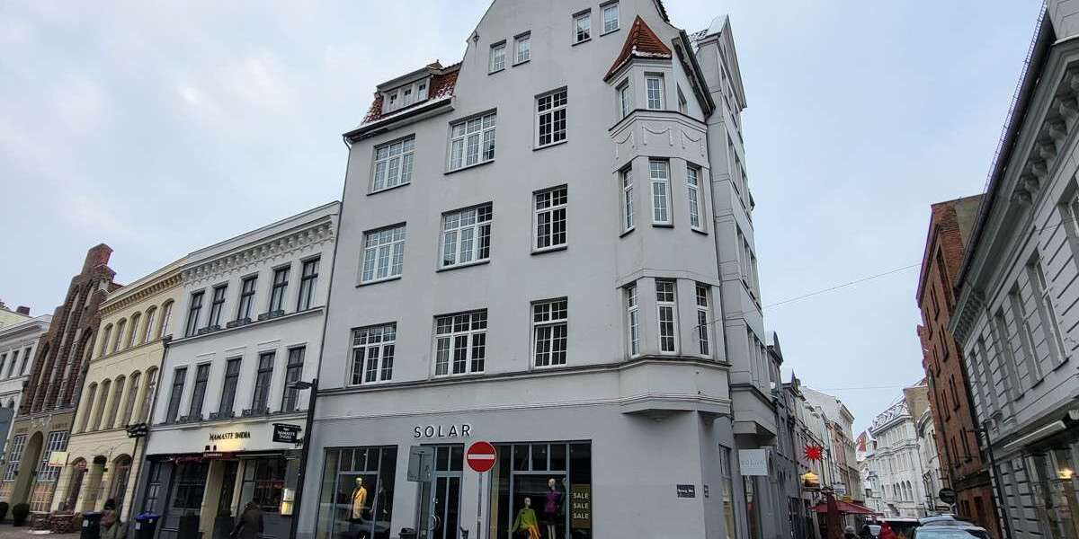 Etagenwohnung Lübeck-Innenstadt Innenstadt - 2 Zimmer, 49 m&sup2;, 590&euro; | Angebot:26145567