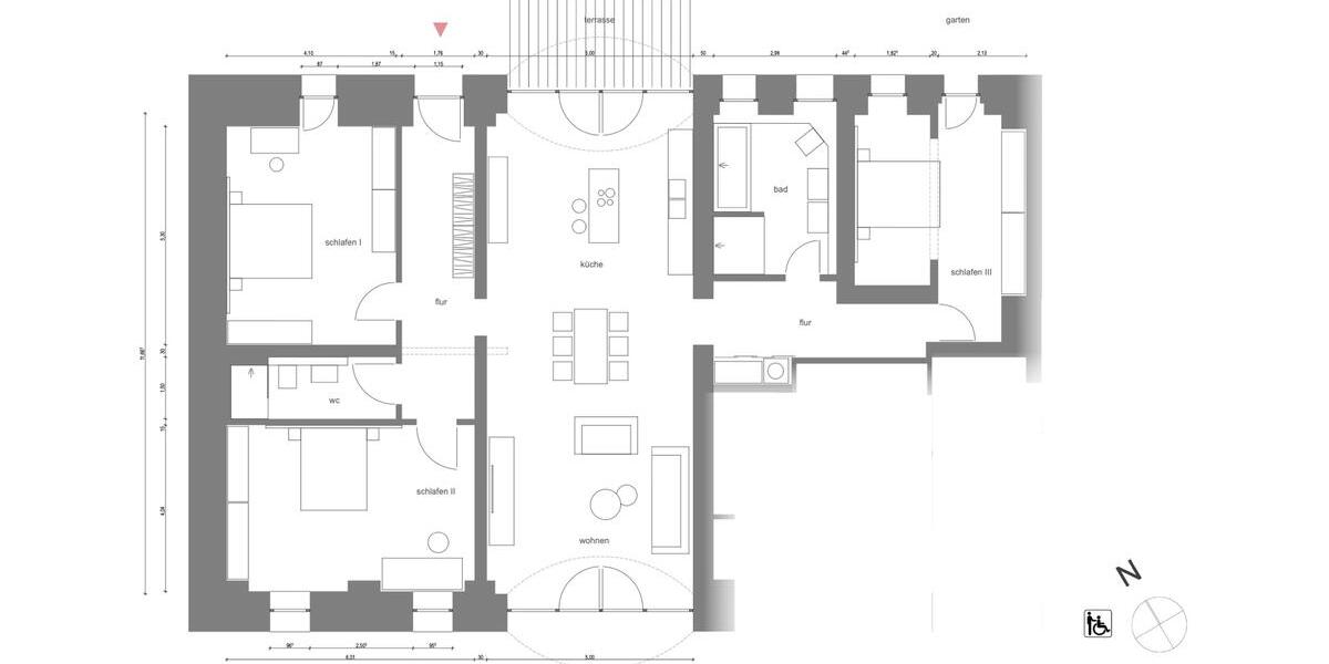 Erdgeschoßwohnung Ebersbach - 4 Zimmer, 187 m&sup2;, 1.400&euro; | Angebot:26107805