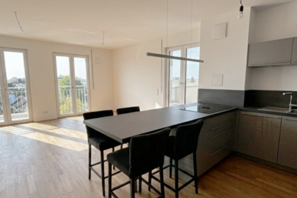 Helligkeit & Eichenholz: Barrierefreie 3-Zimmer-Wohnung mit West-Dachterrasse & Fernblick. - Wohnung Darmstadt Darmstadt/Vororte | Angebot:26221652