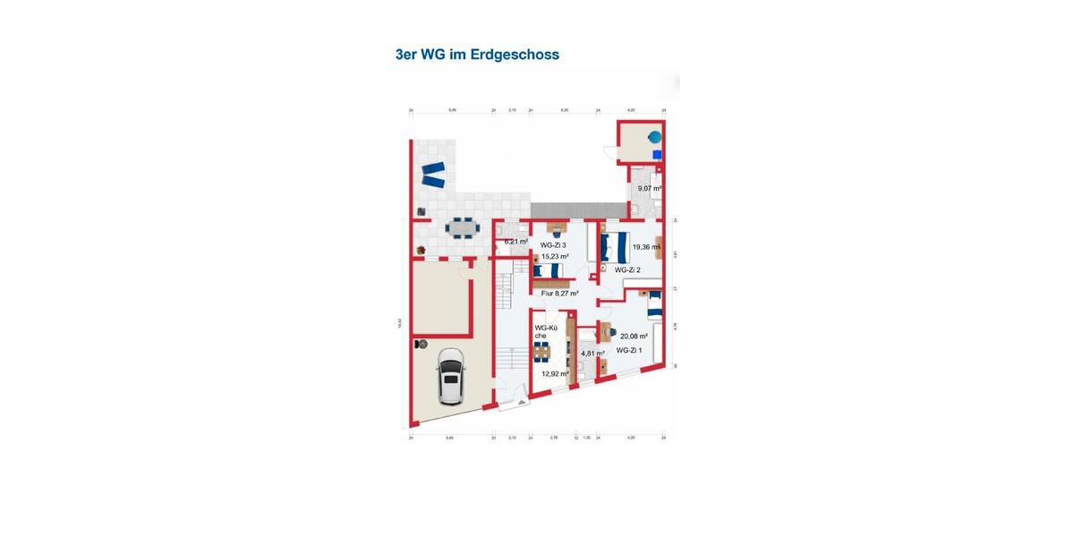 Wohnen auf Zeit Münster-Sarmsheim Sarmsheim - 1 Zimmer, 21 m&sup2;, 400&euro; | Angebot:26640492