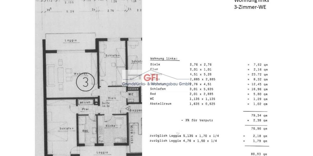Erdgeschoßwohnung Ostbevern - 3 Zimmer, 81 m&sup2;, 690&euro; | Angebot:26478024