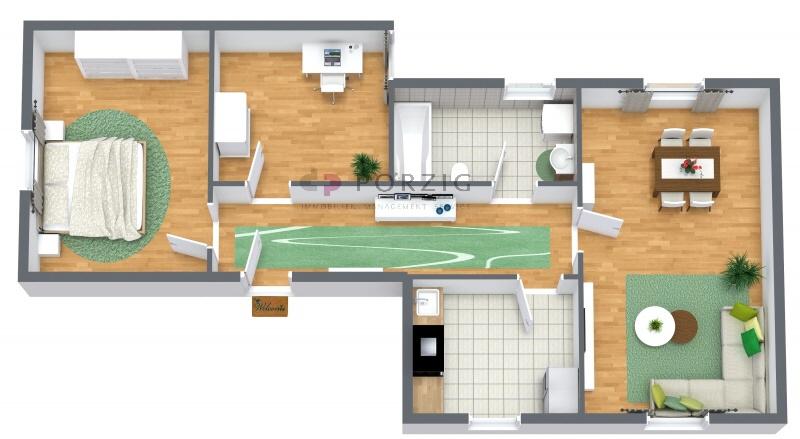 +++Gemütliche Dachgeschosswohnung mit 3 Zimmern+++ 3 zimmer