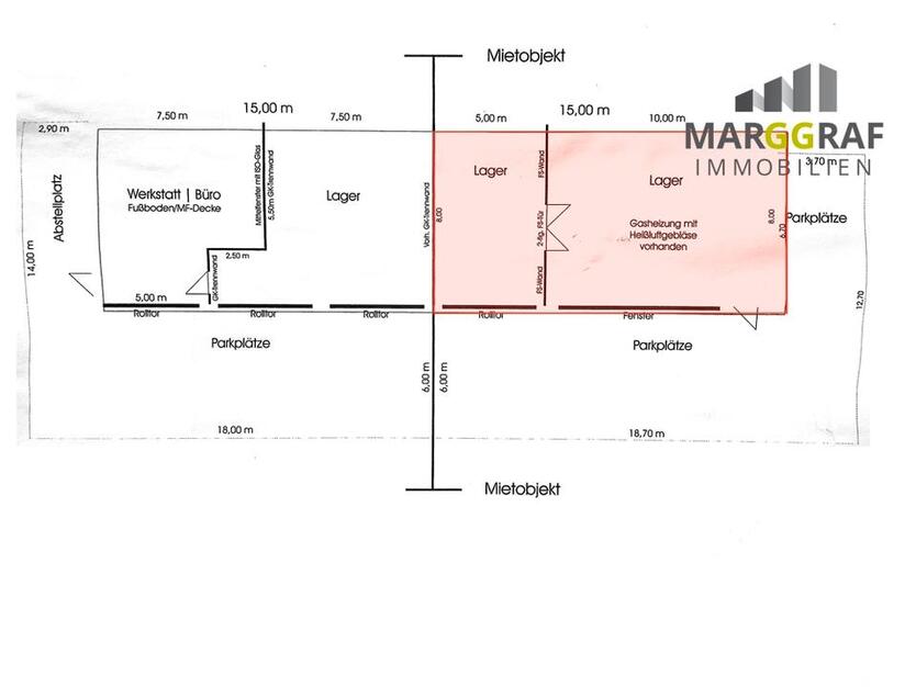 Lagerhalle auf gepflasterten und komplett eingezäunten Gewerbegelände in Osnabrück-Atter zu vermieten!