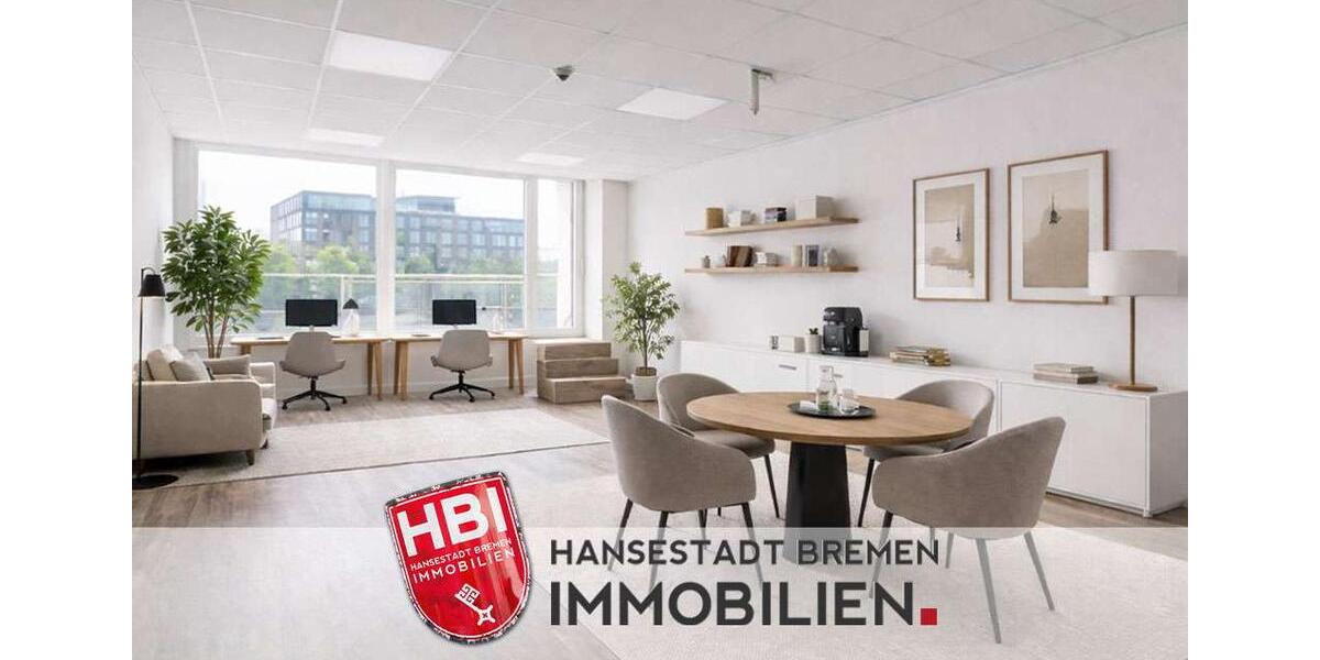 City Repräsentative Gewerbefläche mit Blick auf die Weserpromenade – Arbeiten in Bremer Toplage zimmer