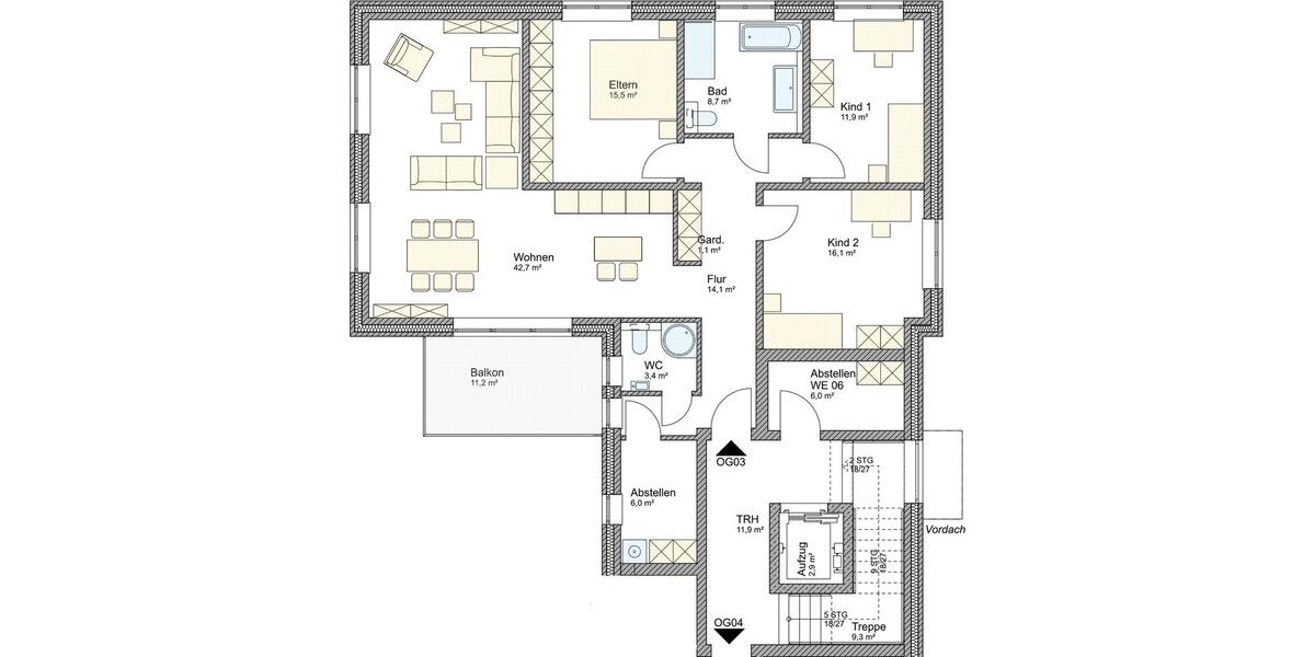 Traumhafte 4-Zimmer Wohnung *ERSTBEZUG* - in WennebostelWedemark 4 zimmer