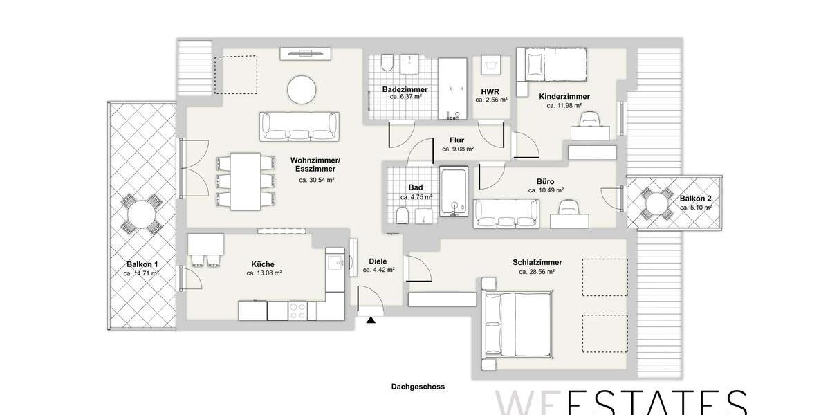 Einfamilienhaus Düsseldorf Stadtbezirk 8 - 4 Zimmer, 129 m&sup2;, 2.150&euro; | Angebot:26364646