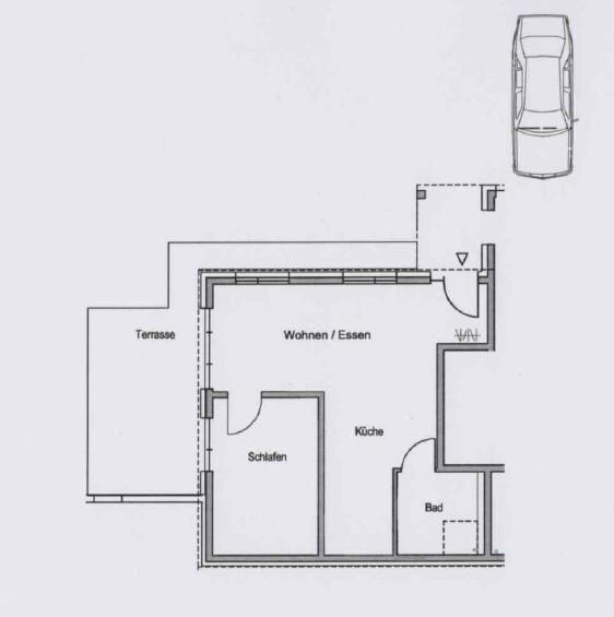 Erdgeschoßwohnung Ilsfeld - 2.5 Zimmer, 66 m&sup2;, 950&euro; | Angebot:26393573