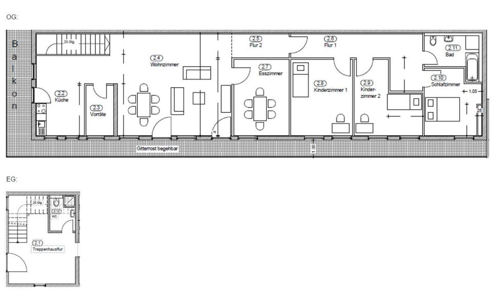 Wunderschöne, moderne Wohnung mit Kamin, EBK, Balkon und Hof 5 zimmer