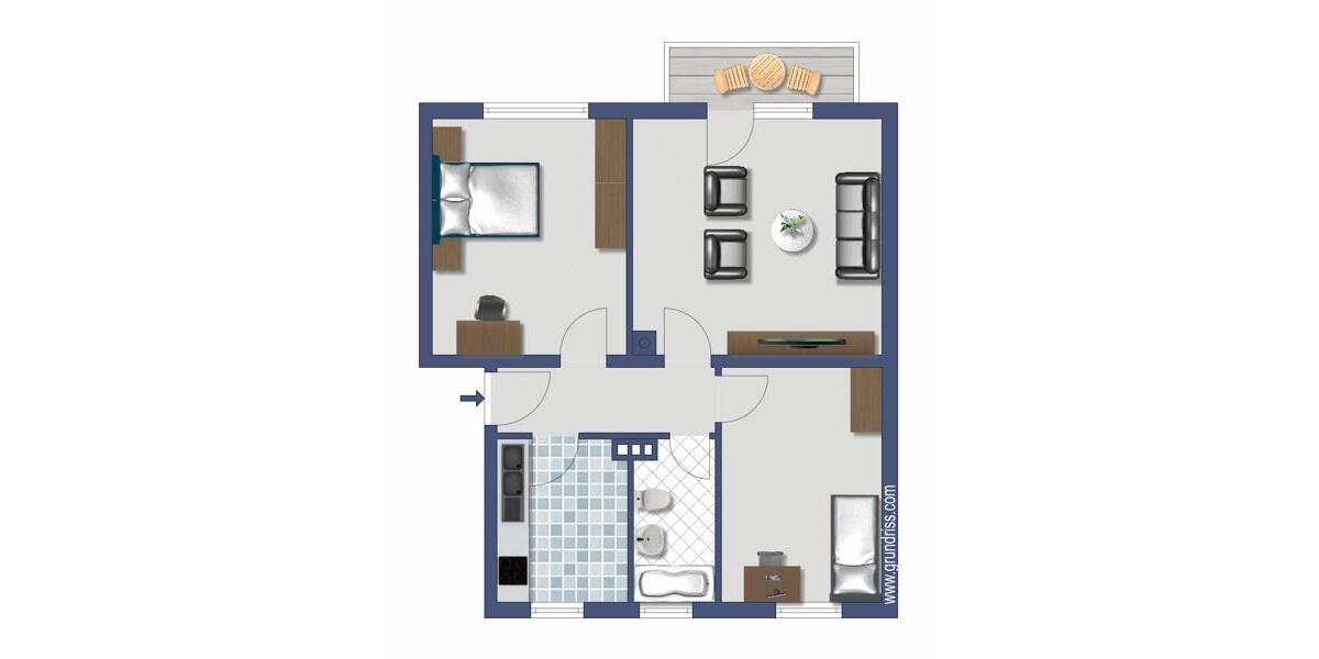 Etagenwohnung Heidenheim an der Brenz - 3 Zimmer, 58 m&sup2;, 563&euro; | Angebot:26472695