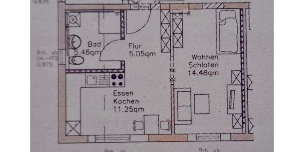 Etagenwohnung Straubing - 1 Zimmer, 36 m&sup2;, 480&euro; | Angebot:26322573