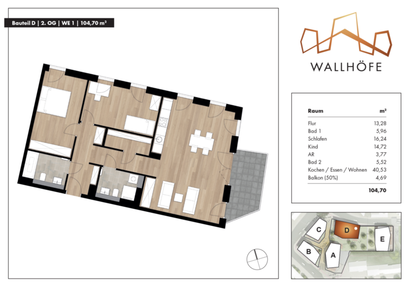 Wohnung zum Mieten in Ratingen 1.550 € 104.7 m² 3 zimmer