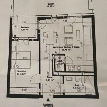 Erdgeschoßwohnung Schönefeld - 2 Zimmer, 55 m&sup2;, 1.100&euro; | Angebot:25858418
