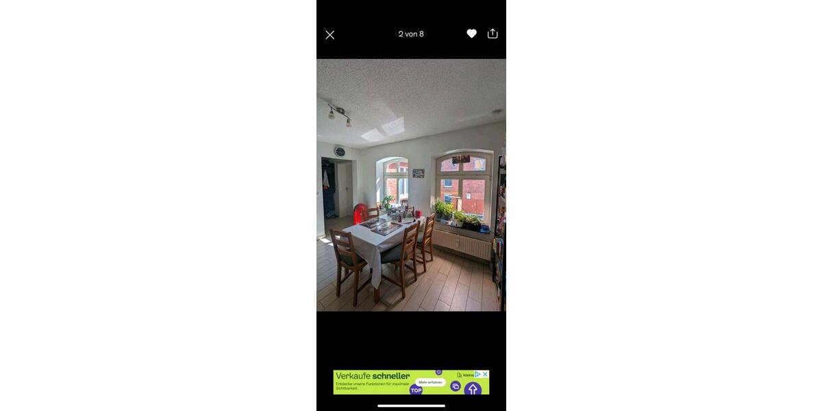 2 Raum Wohnung im Zentrum mit Einbauküche 2 zimmer