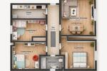 Dachgeschoßwohnung Falkenstein/Harz Harz - 4 Zimmer, 74 m&sup2;, 375&euro; | Angebot:26562985