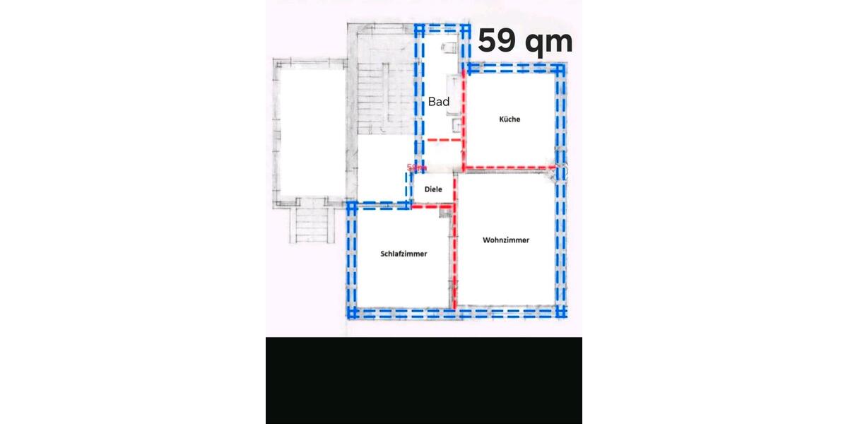 Erdgeschoßwohnung Oberhausen Alstaden - 2 Zimmer, 59 m&sup2;, 673&euro; | Angebot:24662480