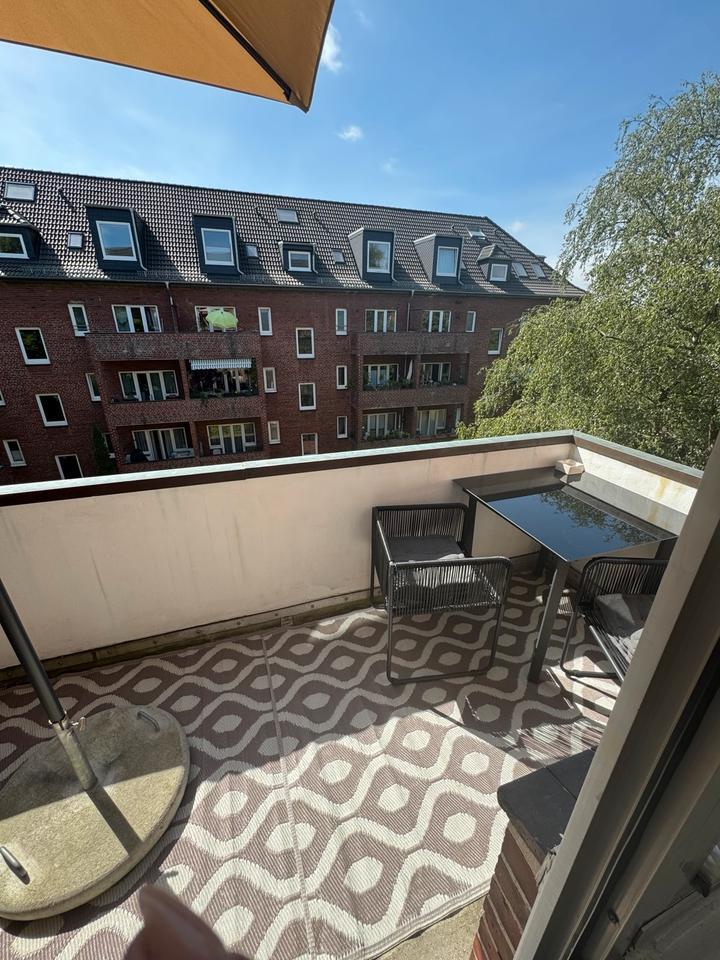 Untermiete für schöne 2-Zimmer-Wohnung in Winterhude Jan - Mrz 26