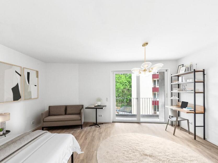Für Singles & Pendler: Möblierte 1-Zimmer-Wohnung