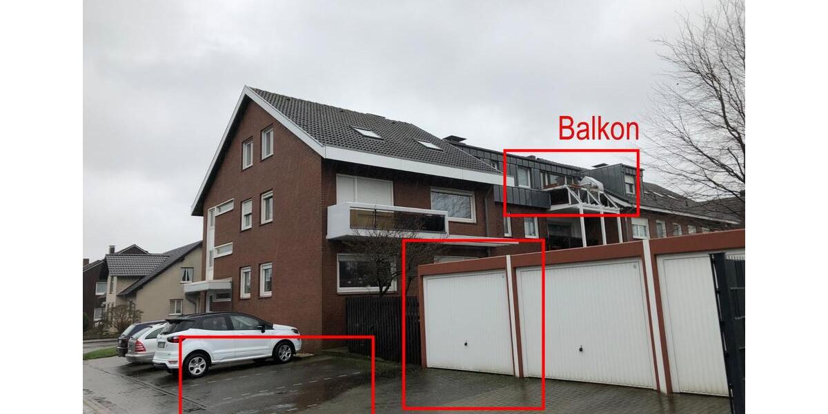 Dachgeschoßwohnung Borken - 3 Zimmer, 81 m&sup2;, 800&euro; | Angebot:24351906