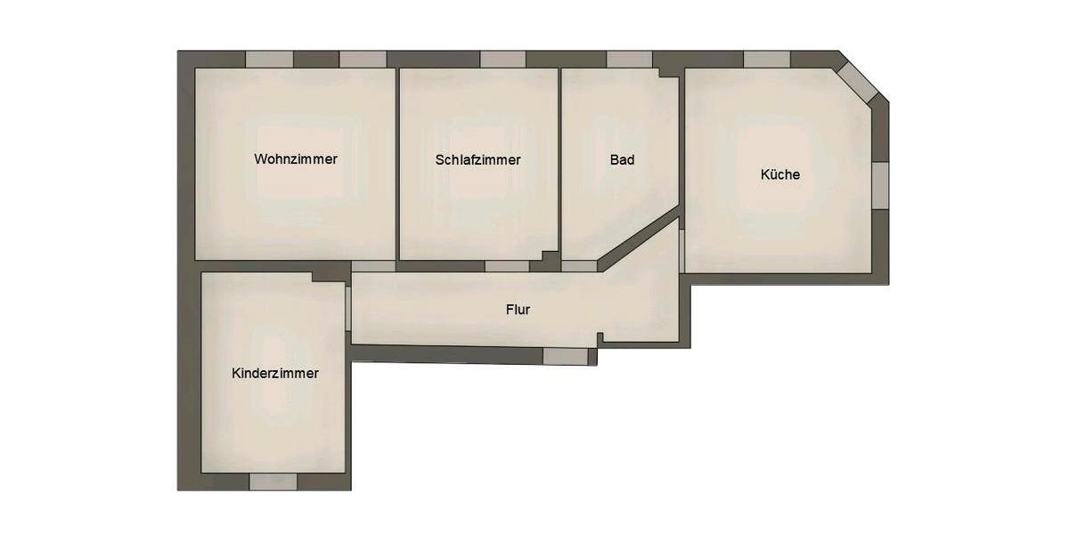 Kernsanierte 3-Zimmer-Wohnung mit 81 m² in Elsterwerda-Biehla 3 zimmer