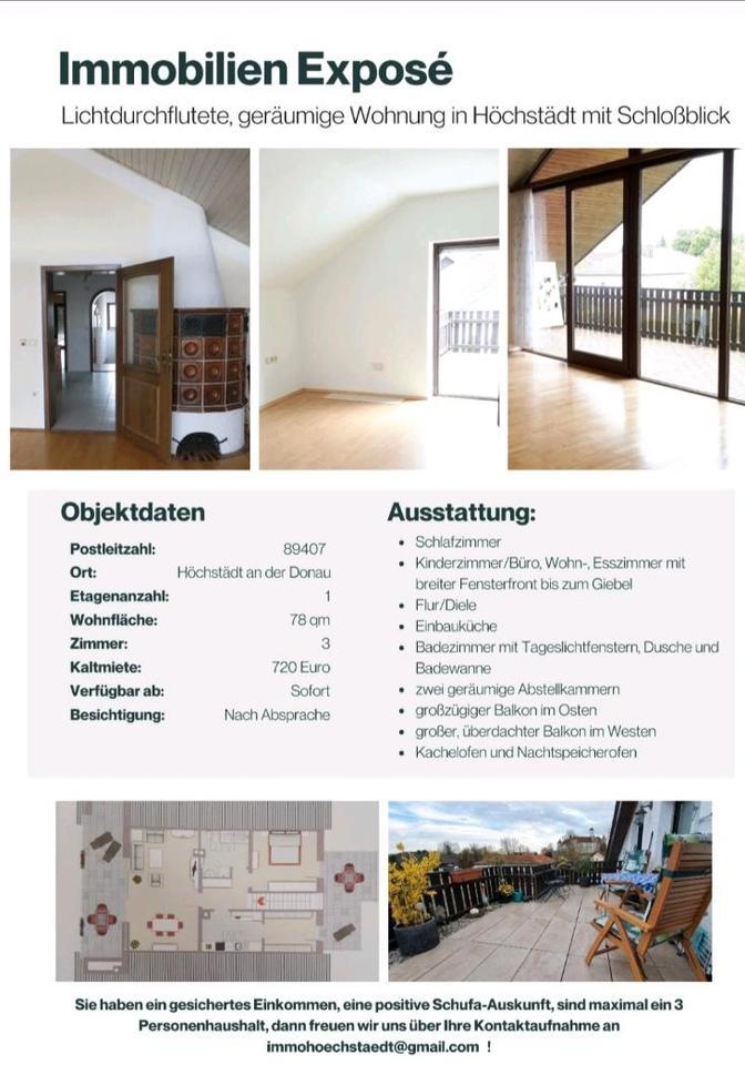 79 qm Wohnung in Höchstädt