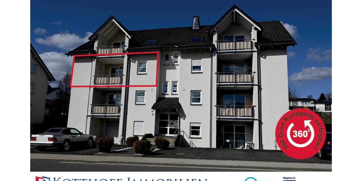 Etagenwohnung Schmallenberg - 3 Zimmer, 87 m&sup2;, 725&euro; | Angebot:26015631