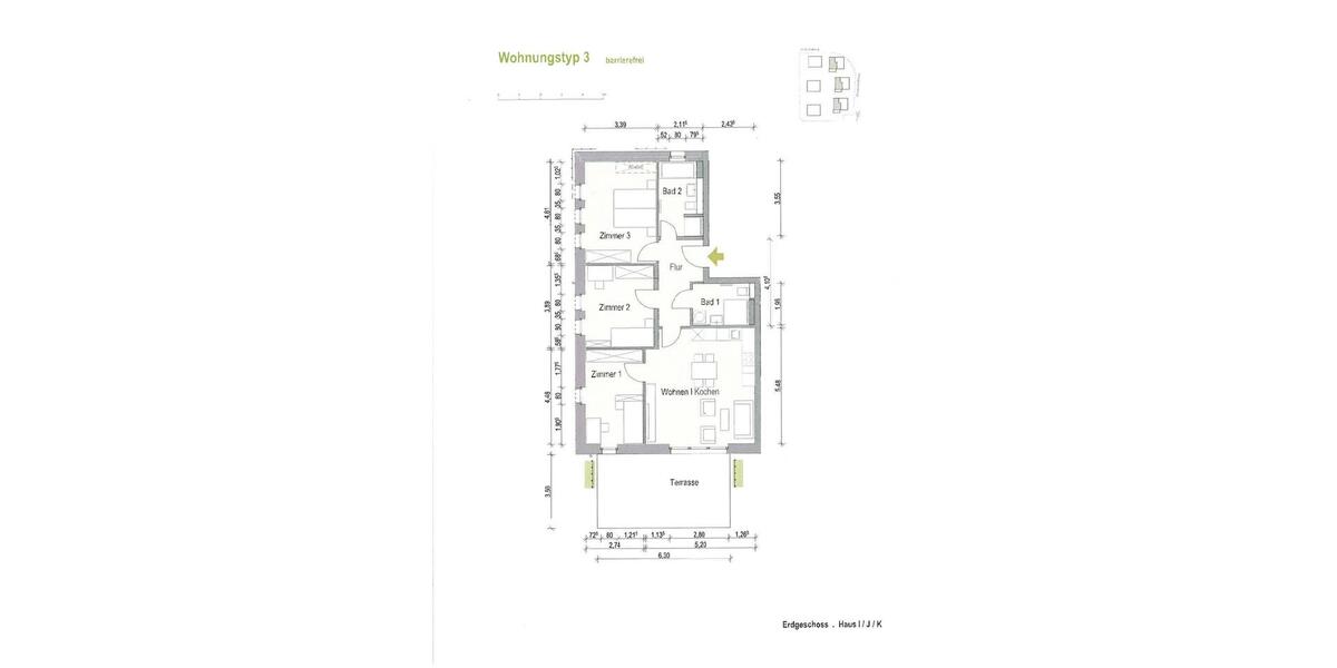 Erdgeschoßwohnung Ottendorf-Okrilla Okrilla - 4 Zimmer, 100 m&sup2;, 1.600&euro; | Angebot:24522424