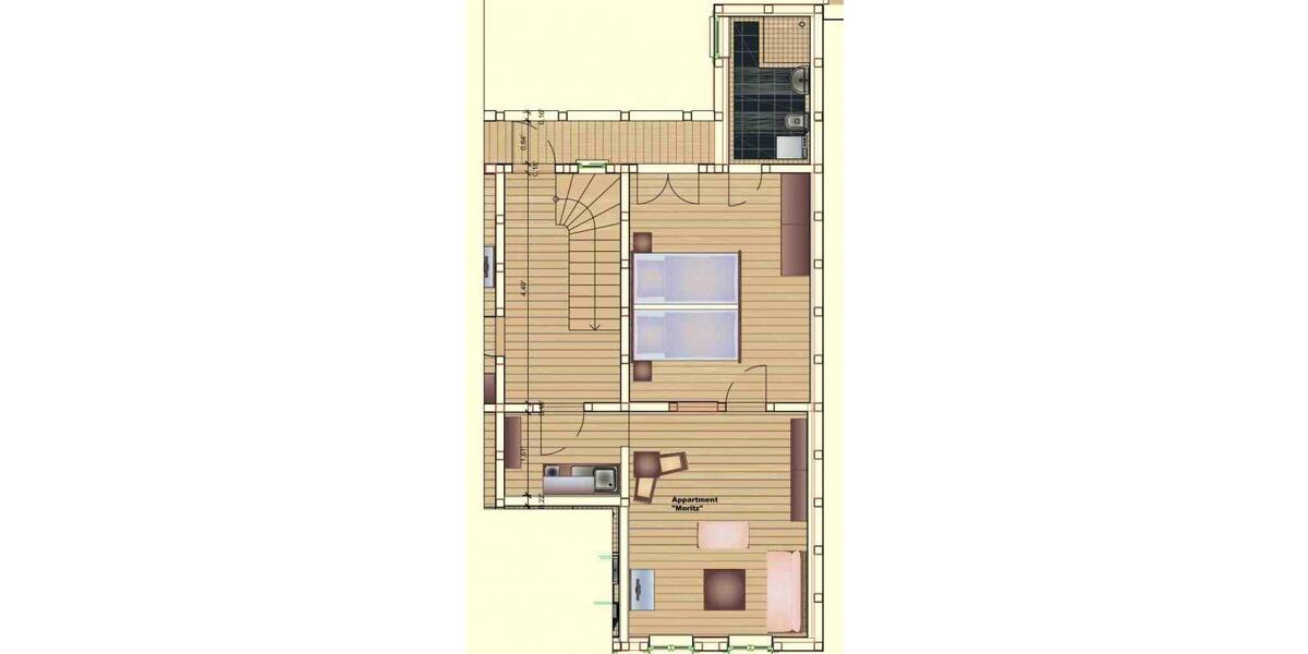 Etagenwohnung Erfurt - 2 Zimmer, 45 m&sup2;, 630&euro; | Angebot:26426107