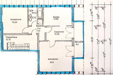 Charmante 3-Zimmer-Wohnung im 1. OG mit traumhaftem Balkon! 3 zimmer