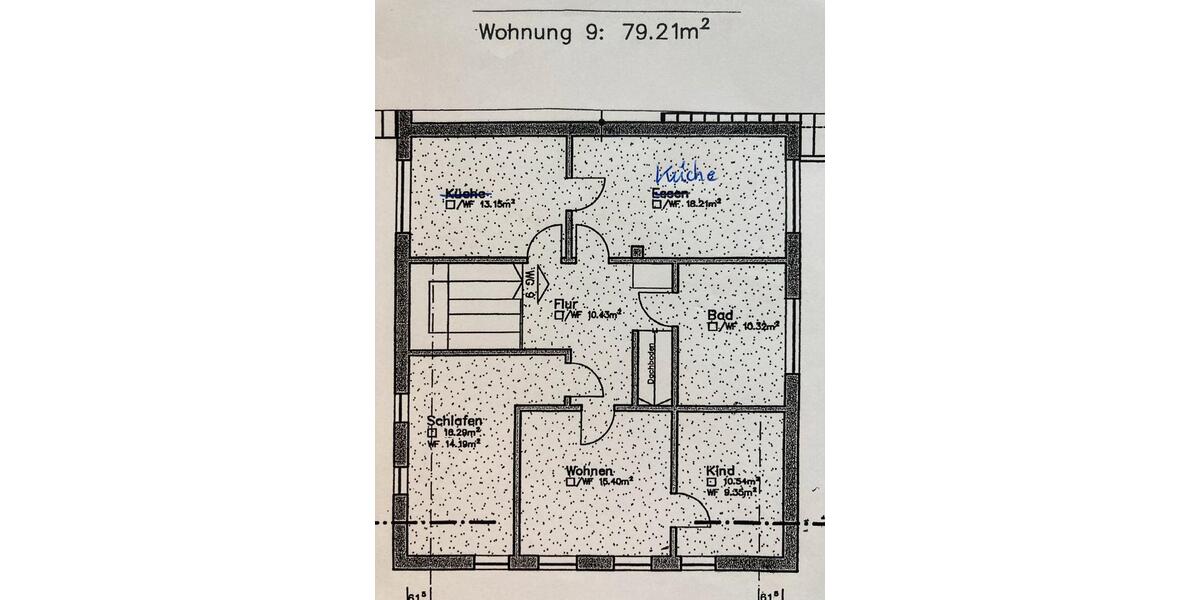 Etagenwohnung Ovelgönne - 3.5 Zimmer, 79 m&sup2;, 650&euro; | Angebot:25988524