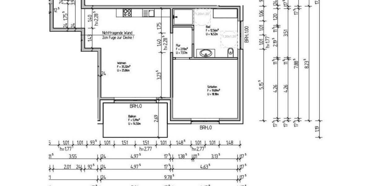 Etagenwohnung Gelnhausen - 2 Zimmer, 84 m&sup2;, 1.140&euro; | Angebot:25281228