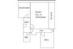Erdgeschoßwohnung Pfalzgrafenweiler - 3 Zimmer, 68 m&sup2;, 600&euro; | Angebot:24830891