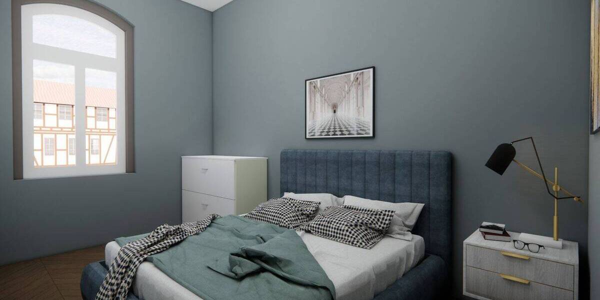 Etagenwohnung Mühlhausen Mühlhausen - 2 Zimmer, 39 m&sup2;, 330&euro; | Angebot:26795114