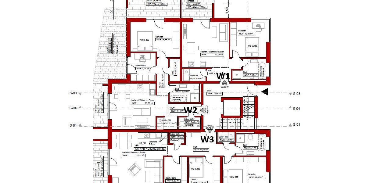 Etagenwohnung Kirchhain - 2 Zimmer, 60 m&sup2;, 750&euro; | Angebot:26645374