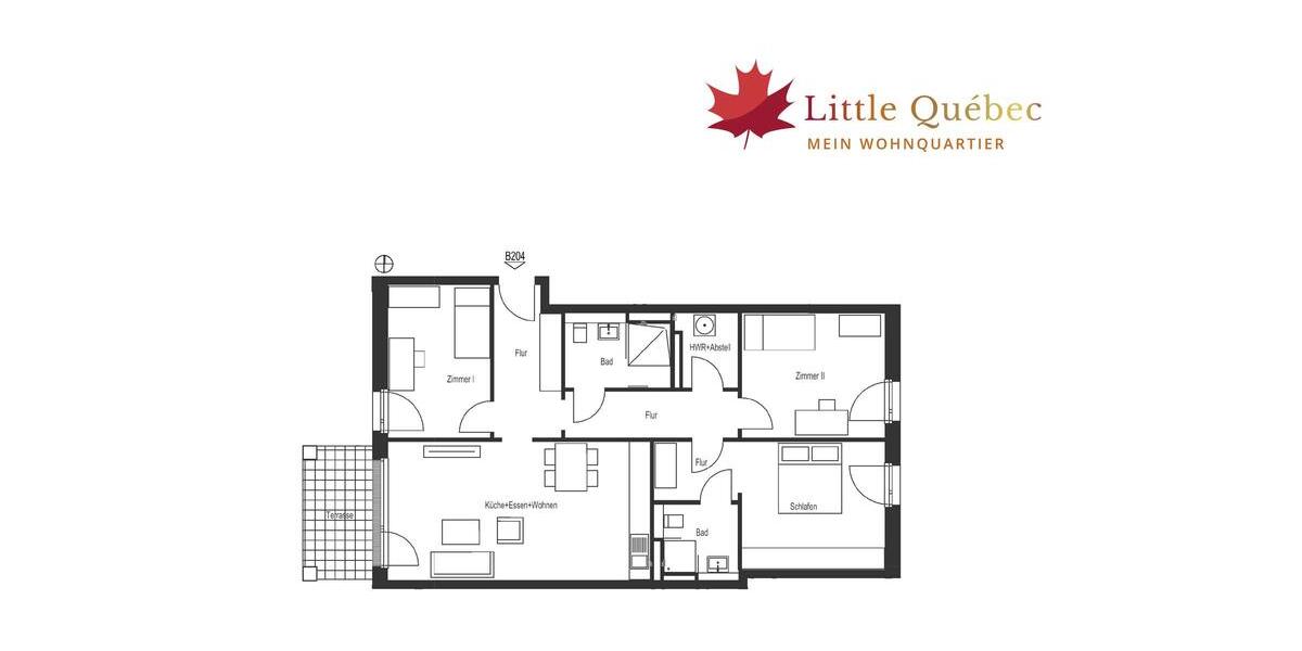 Etagenwohnung Osnabrück Eversburg - 4 Zimmer, 108 m&sup2;, 1.326&euro; | Angebot:25998990