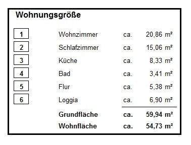Etagenwohnung Bautzen - 2 Zimmer, 54 m&sup2;, 329&euro; | Angebot:25748704