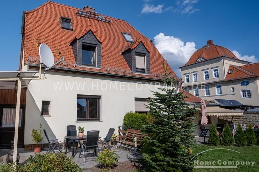 MöbliertFurnished Reihenhaushaus mit Grundstück in Dresden-Niedersedlitz max. 3 Personen